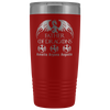 Image of VnSupertramp Personalized Father of Dragons 20oz Vacuum Tumbler Add Up To 10 Dragons - Custom Kids' Name On Travel Cup Gift