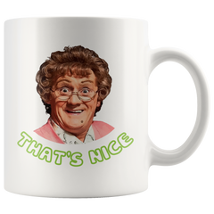 [TL] Catchphrase Brown Mrs Nice Thats Browns Funny Boy Best Mug holds hand 11oz made from marble ceramic