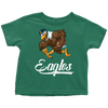 Image of VnSupertramp Eagle Playing Football Toddler Shirt For Philadelphia Eagles Fans