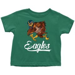 VnSupertramp Eagle Playing Football Toddler Shirt For Philadelphia Eagles Fans