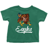 Image of VnSupertramp Eagle Playing Football Toddler Shirt For Philadelphia Eagles Fans