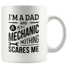 Image of [TL] Dad and A Mechanic Mug, Funny Mechanic Dads Coffee Mugs, Auto Mechanic Gift, for Dad, Camp Mug, Tumbler