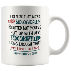 [TL] Step Dad Mug, Funny Mug, Funny Bonus Dad Mug, Bonus Dad Mug, Happy Father's Day Mug, Bonus Dad Gifts, Father's Day Mug, Step Dad Gifts