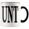 Image of [Teelaunch] Adult Humour Rude Gift Cup Ceramic UNT CUNT With Black Handle Ceramic Coffee Tea Mug Cup