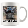 Image of [TL] Baby Yoda lovely funny mug (coffee cup 11 oz) ceramic cup