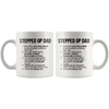 Image of [TL] Fathers Day Coffee Mug Stepped Up Dad One Who Made The Choice Awesome Birthday Anniversary Best Fathers Day Present For Foster Father Step Dad Men 64W5YD