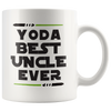 Image of [Teelaunch] Fathers Day Gift for Uncles from Niece Nephew Yoda Best Uncle Ever for Worlds Awesome Uncle Funny Gag Gift Idea Ceramic Coffee Novelty Mug Tea Cup for Christmas or Birthday by Classic Mugs