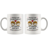 Image of [TL] 50th Quarantine Anniversary 2021 for Couple Parents Men | Pandemic Gift for 50 Years Marriage Party | Married 1971 | 11oz White Coffee Mug D219-50