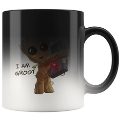 [TL] Funny I'm Groot Coffee Mug Morphing Changing Color Cup