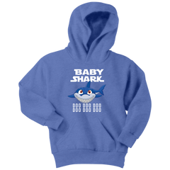 Official VnSupertramp Baby Shark Youth Hoodie Doo Doo Doo Apparel