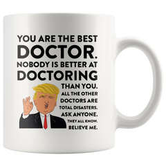 [TL] Andaz Press 11oz. Funny President Trump Coffee Mug Gift, Best Doctor, Doctoring, 1-Pack, Includes Gift Box, Birthday Christmas Novelty Ideas for MAGA Republican Democrats