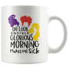 Image of [TL] Hocus Pocus Oh Look Another Glorious Morning Halloween Mug - Sanderson Sisters Halloween Coffee Cup - Hocus Pocus Coffee Cup - Hocus Pocus Mug Halloween Present