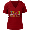 Image of Team Third Grade Women V-Neck Shirt Plus Size XL-4XL Back To School Official VnSupertramp Apparel