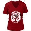 Image of VnSupertramp Tree Hands People Lover Nature Women V-Neck T-Shirt Plus Size XL-4XL Happy Earth Day Tee 2019 - D2