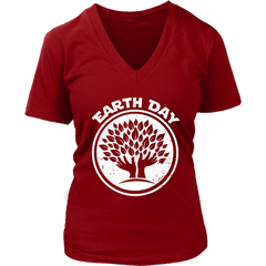 VnSupertramp Tree Hands People Lover Nature Women V-Neck T-Shirt Plus Size XL-4XL Happy Earth Day Tee 2019 - D1