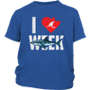 Image of VnSupertramp I Love Sharks Week Youth T-Shirt For Boys Girls Great Tees For Shark Lover Fan TV Show