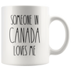 Image of [TL] Canada Mug Long Distance Gift for Boyfriend Miss You Gifts Girlfriend Coffee Cup Someone in Canada Loves Me Thinking of You Missing You