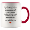 Image of [TL] Siuwud Dear Daughter-In-Law.Love, Your Mother-In-Law - Mug - Daughter-In-Law Gift - Daughter-In-Law Mug (Black2)