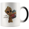 Image of [TL] Funny I'm Groot Coffee Mug Morphing Changing Color Cup