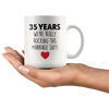 Image of [TL] 35th Anniversary Marriage Gift Mug, 35th Anniversary Mug