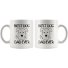 Image of [TL] Best Dog Dad Ever Coffee Mug, 11 oz