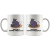 Image of [TL] Don't Be A Cuntasaurus And Hippo-Twatamus Mug - Gift For Dinosaur Lovers/Animal Lovers - Hippo-Twatamus/Cuntasaurus Coffee Mug