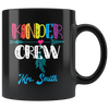 Image of VnSupertramp Personalized Kinder 1st 2nd 3rd 4th 5th Grade Crew Black Mug 11oz - Custom Name - Back To School First Day Of School Funny Gift