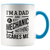 Image of [TL] Dad and A Mechanic Mug, Funny Mechanic Dads Coffee Mugs, Auto Mechanic Gift, for Dad, Camp Mug, Tumbler