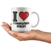 Image of [TL] I Love Coronation Street Coffee Mug Novelty Mug Cup Gift Tea Coffee Ceramic Mug Funny