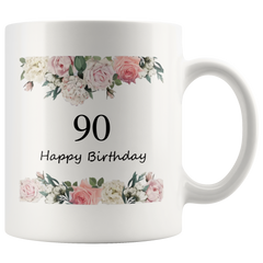 [TL] 90th Birthday Gifts for Women - 1931 Birthday Gifts for Women, 90 Years Old Birthday Gifts Coffee Mug for Mom, Wife, Friend, Sister, Her, Colleague, Coworker - 11oz