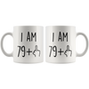 Image of [TL] Funny 80th Birthday Gift for Women and Men - Turning 80 Years Old Happy Bday Coffee Mug - Eighty Gag Party Cup Idea for a Joke Celebration - Best Adult Birthday Presents