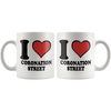 Image of [TL] I Love Coronation Street Coffee Mug Novelty Mug Cup Gift Tea Coffee Ceramic Mug Funny