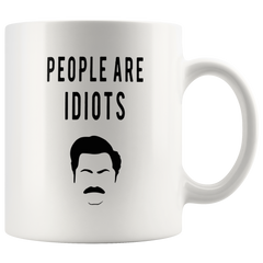 [TL] PerfectPrintedAQA - Funny Ron Swanson Mug, Ron Swanson, Nick Offerman, Amy Poehler, Leslie Knope, Parks And Rec,Large Mug(A), 11oz Ceramic Coffee Mug/Cup/Drinkware, High Gloss