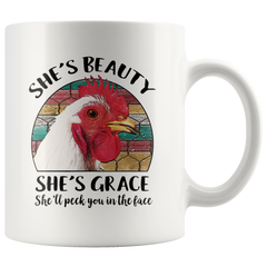 [TL] YouNique Designs Chicken Mug 11 Ounce Chicken Gifts For Chicken Lovers Crazy Chicken Lady Mug