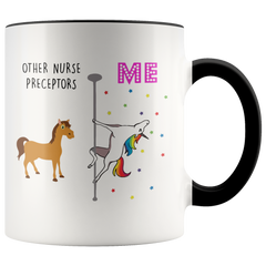 [Teelaunch] YouNique Designs Nurse Preceptor Mug, 11 Ounces, Unicorn Mug for Nurse Preceptor Gifts (Black)