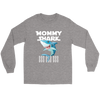 Image of Official VnSupertramp Mommy Shark Gildan Long Sleeve Shirt Doo Doo Doo Apparel