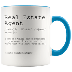 [TL] Real Estate Agent Coffee Mug Gift, Gift for Real Estate Agent, Appreciation Gift for Real Estate Agent, Real Estate Mug