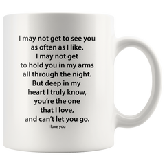 [TL] Long Distance Relationship Mug - I love You Mug - For Him and For Her, LDR Birthday Lovers Penpal Romantic valentines Boyfriend Girlfriend GF BF Cup Gifts Idea