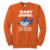 Image of Official VnSupertramp Baby Shark Youth Crewneck Sweatshirt Doo Doo Doo Apparel