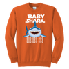 Image of Official VnSupertramp Baby Shark Youth Crewneck Sweatshirt Doo Doo Doo Apparel