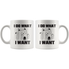 Image of [TL] AW Fashions Funny Bossy Cat - 11oz Coffee Mugs - Cute Pet Cup for Animal Lovers - Cool Themed Cat Mom Gag – Perfect For Christmas and Birthdays - I Do What I Want Cat