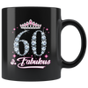 Image of VnSupertramp 40th 50th 60th And Fabulous Personalized Black Coffee Mug 11oz