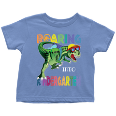 VnSupertramp Roaring Kindergarten Dinosaur T-Rex Toddler Shirt Back to School