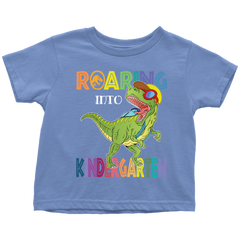 VnSupertramp Roaring Kindergarten Dinosaur T-Rex Toddler Shirt Back to School