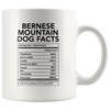 Image of [TL] Andaz Press Funny Dog Lover's 11oz. Ceramic Coffee Mug Gift, Bernese Mountain Dog Nutritional Facts, 1-Pack, Dog Mom Dad Birthday Christmas Ideas