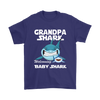 Image of VnSupertramp Grandpa Shark and Baby Shark Personalized Name Birthday Shirt - D2