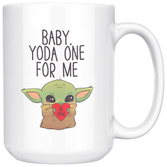 [TL] Baby Yoda Coffee Mug - Baby Yoda One For Me 15oz