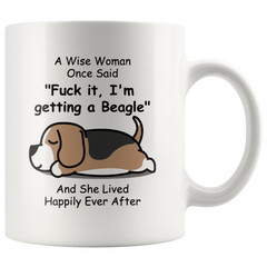 [TL] Beagle Gifts For Women Dog Mom Birthday Gifts For Pup Owner Who Loves Puppy Coffee Mugs For Doggo Lovers Sarcasm Funny 2021 Christmas Mug 11 Oz