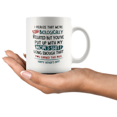 [TL] Step Dad Mug, Funny Mug, Funny Bonus Dad Mug, Bonus Dad Mug, Happy Father's Day Mug, Bonus Dad Gifts, Father's Day Mug, Step Dad Gifts