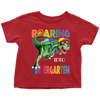 Image of VnSupertramp Roaring Kindergarten Dinosaur T-Rex Toddler Shirt Back to School